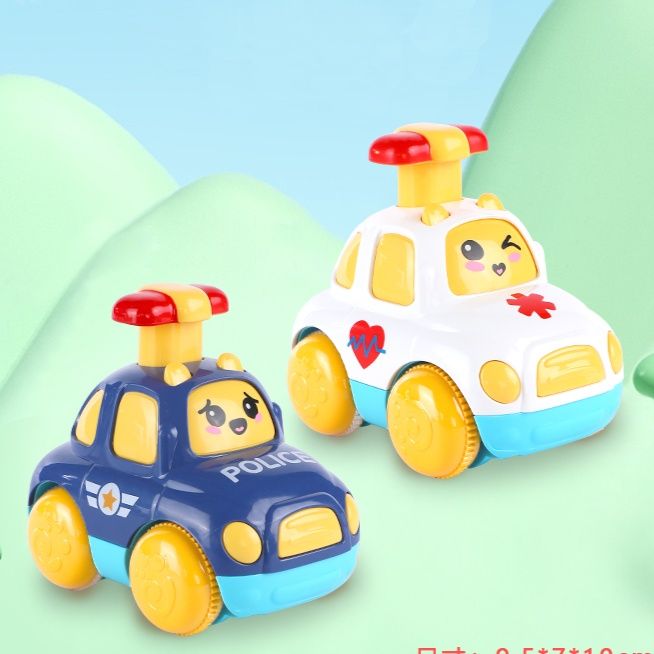 知育玩具 ぴゅんぴゅん走る！押して進む働く車