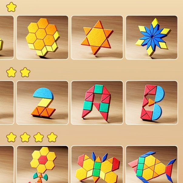 知育玩具 磁性立体図形パズルブロック