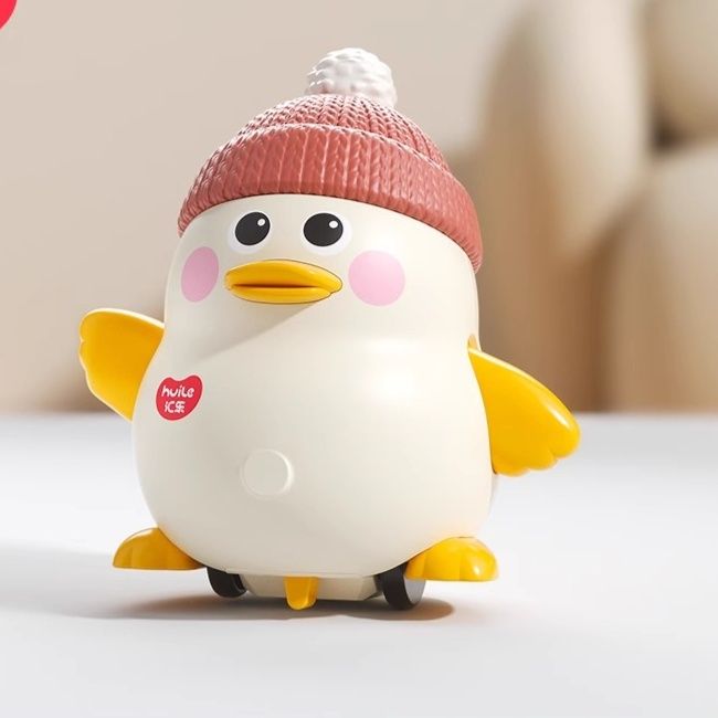 知育玩具 おしゃべりアヒル親子のお散歩セット