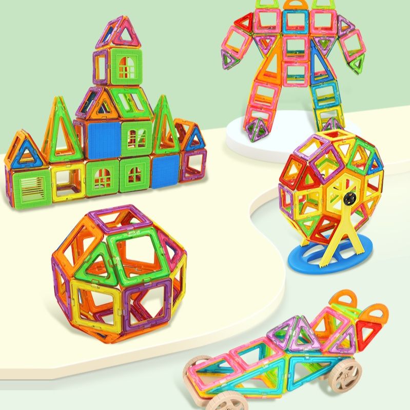 知育玩具 マグネット立体パズル
