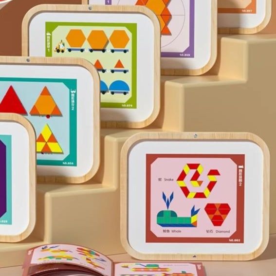 知育玩具 くもん磁力幾何図形パズルボックス