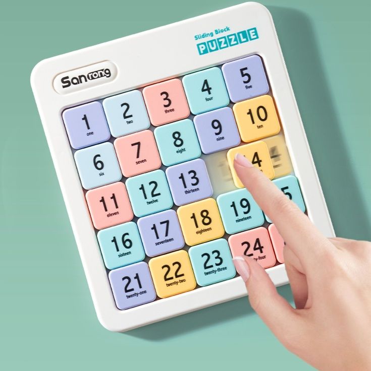 知育玩具 磁力数字スライドパズル