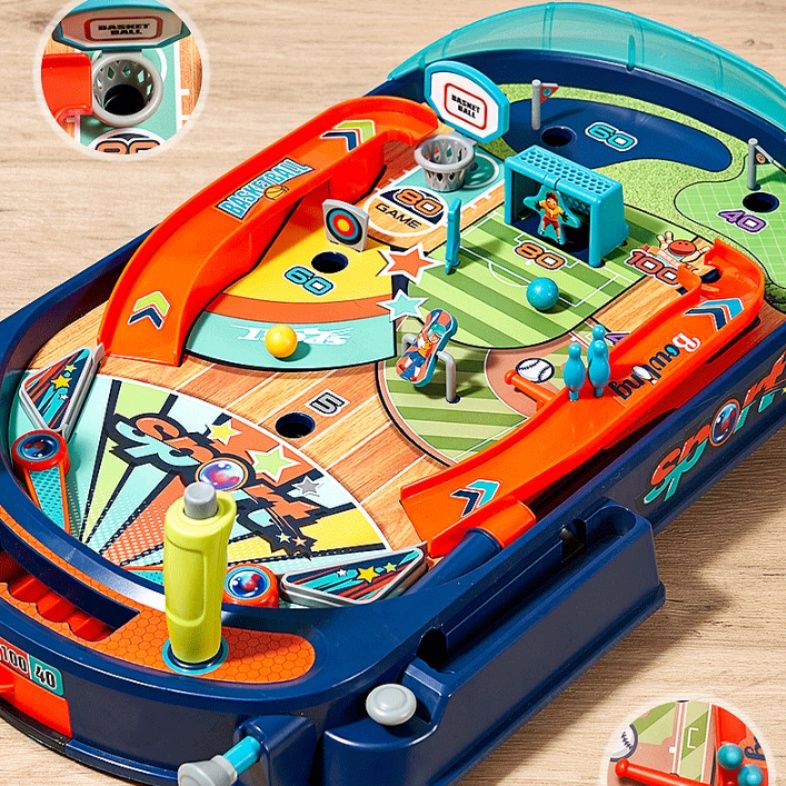 知育玩具 卓上弾球遊戯台 スポーツ競技場