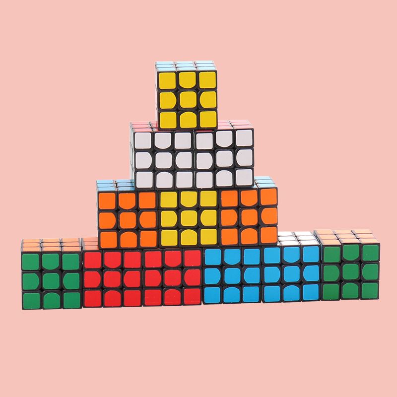 知育玩具 モンテッソーリ 立体回転パズルキューブ