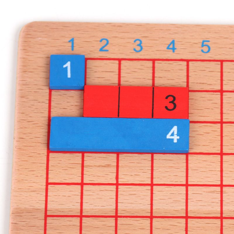 知育玩具 木製 モンテッソーリ 掛け算学習セット