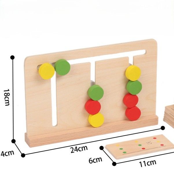 知育玩具 モンテッソーリ 木製パターン組み立て学習玩具