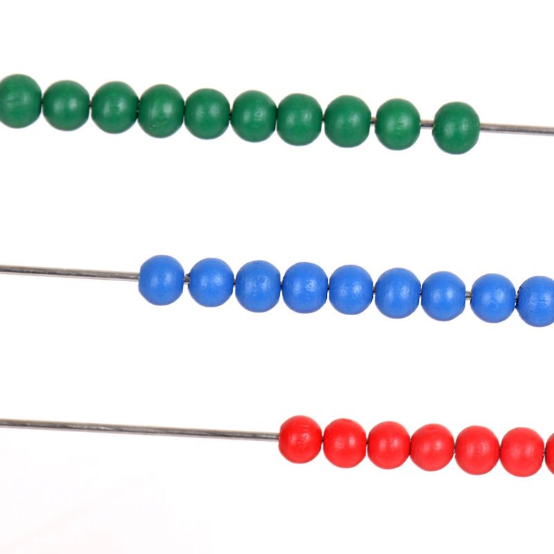 知育玩具 モンテッソーリ 木製そろばん式数字学習ボード