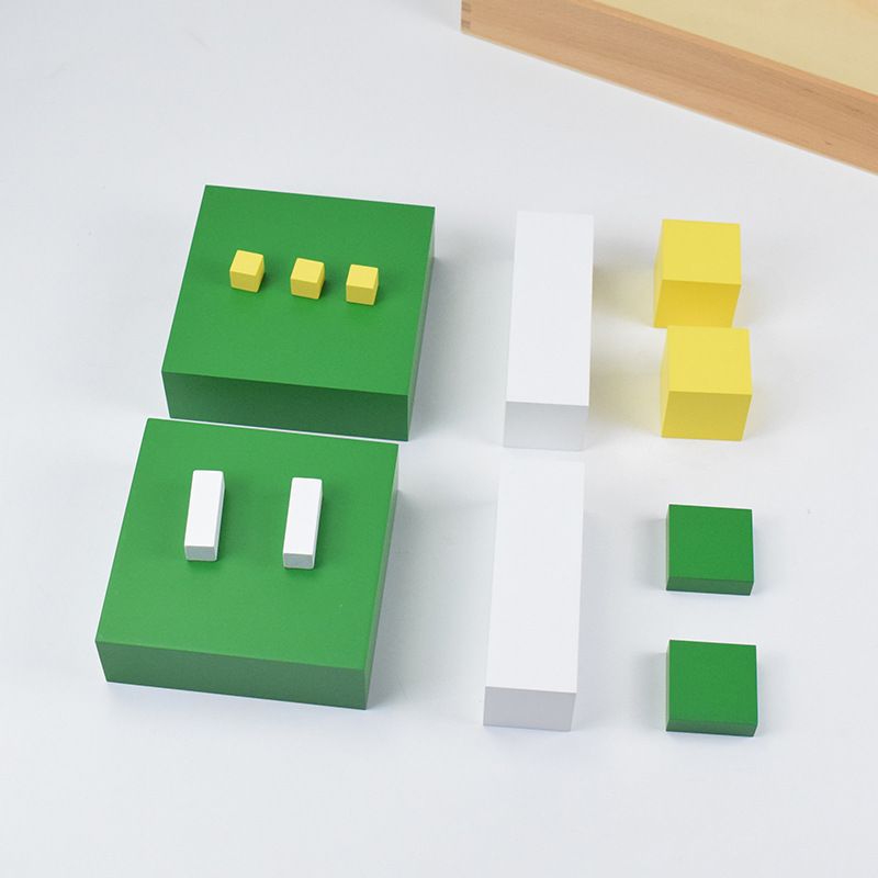 知育玩具 モンテッソーリ 木製立体幾何学習セット