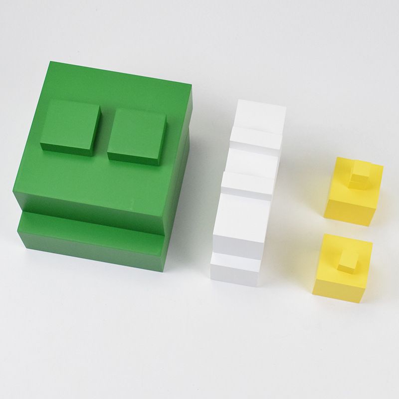 知育玩具 モンテッソーリ 木製立体幾何学習セット