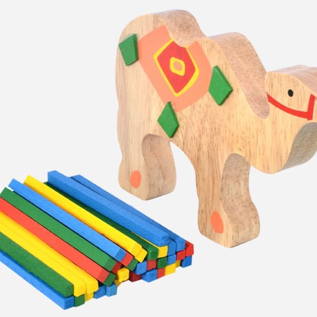 知育玩具 動物バランス積み木遊びセット 6歳