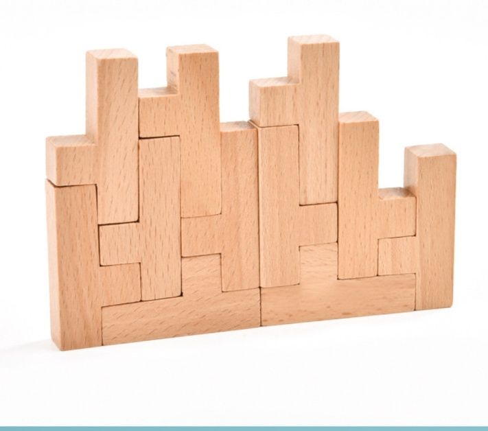 知育玩具 6歳からの立体組み合わせ木製パズルボックス