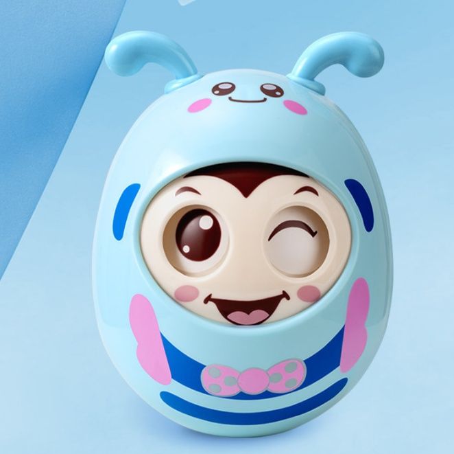 知育玩具 笑顔の虫さん起き上がりこぼし