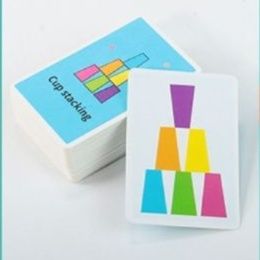 知育玩具 積み重ねカップ バランス遊び学習セット