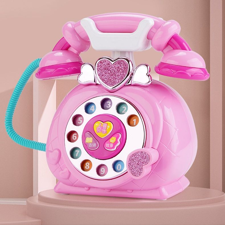 知育玩具6歳 回転式数字学習電話機おもちゃ