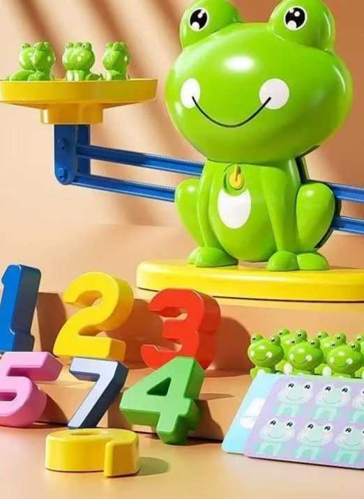 知育玩具 かえるの算数バランスゲーム 数字学習セット