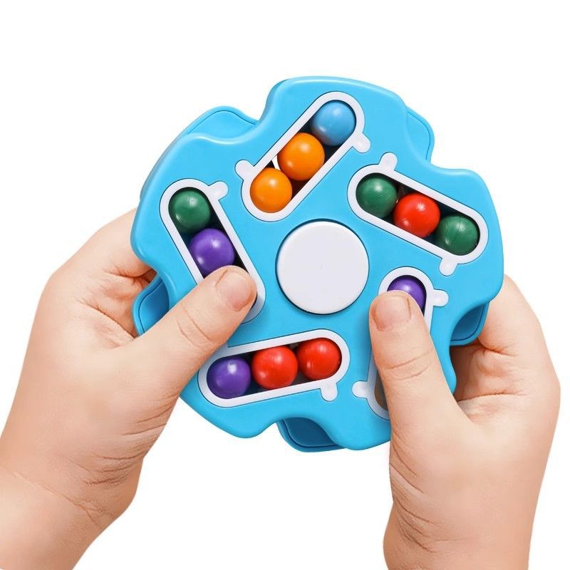知育玩具 ピタゴラス くるくる回転ビーズパズル