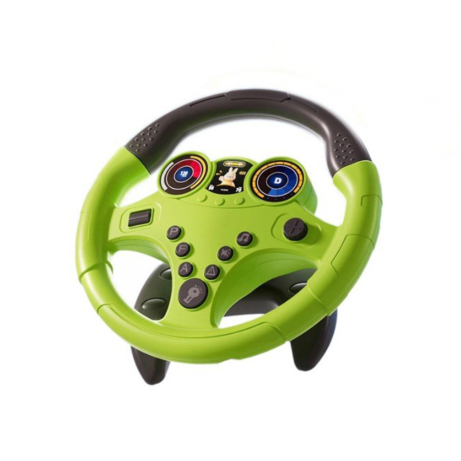 知育玩具6歳 音と光で楽しく学ぶ運転体験ハンドル
