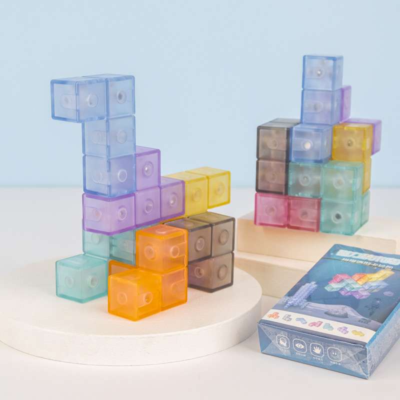 知育玩具 立体パズルキューブ
