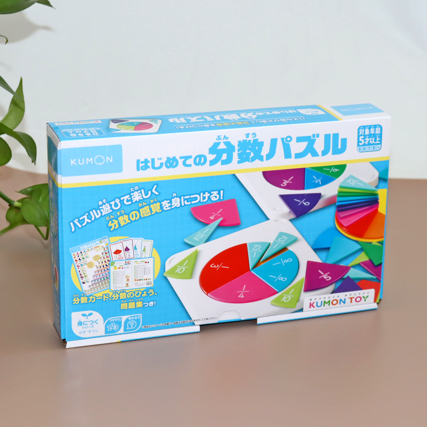 知育玩具 はじめての分数パズル
