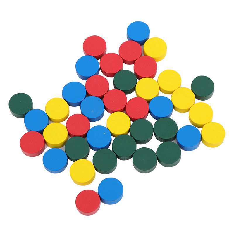 知育玩具 モンテッソーリ 木製円形駒分類遊び盤