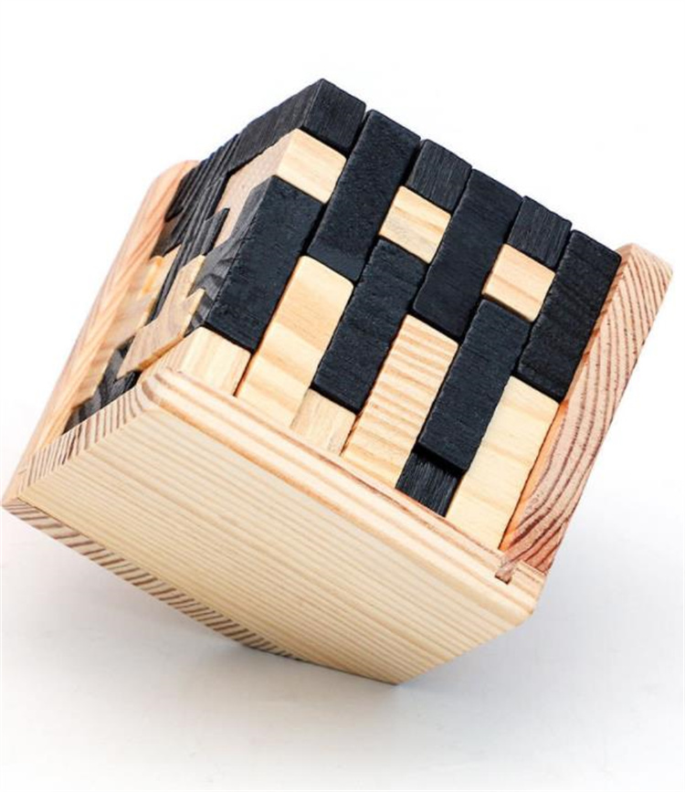 3歳から遊べる木製立体パズル 知育玩具