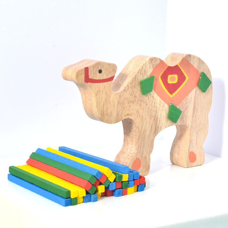 知育玩具 動物バランス積み木遊びセット 6歳