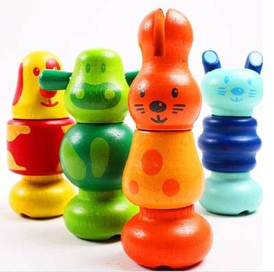 知育玩具 くるくるピカピカねじくみたて