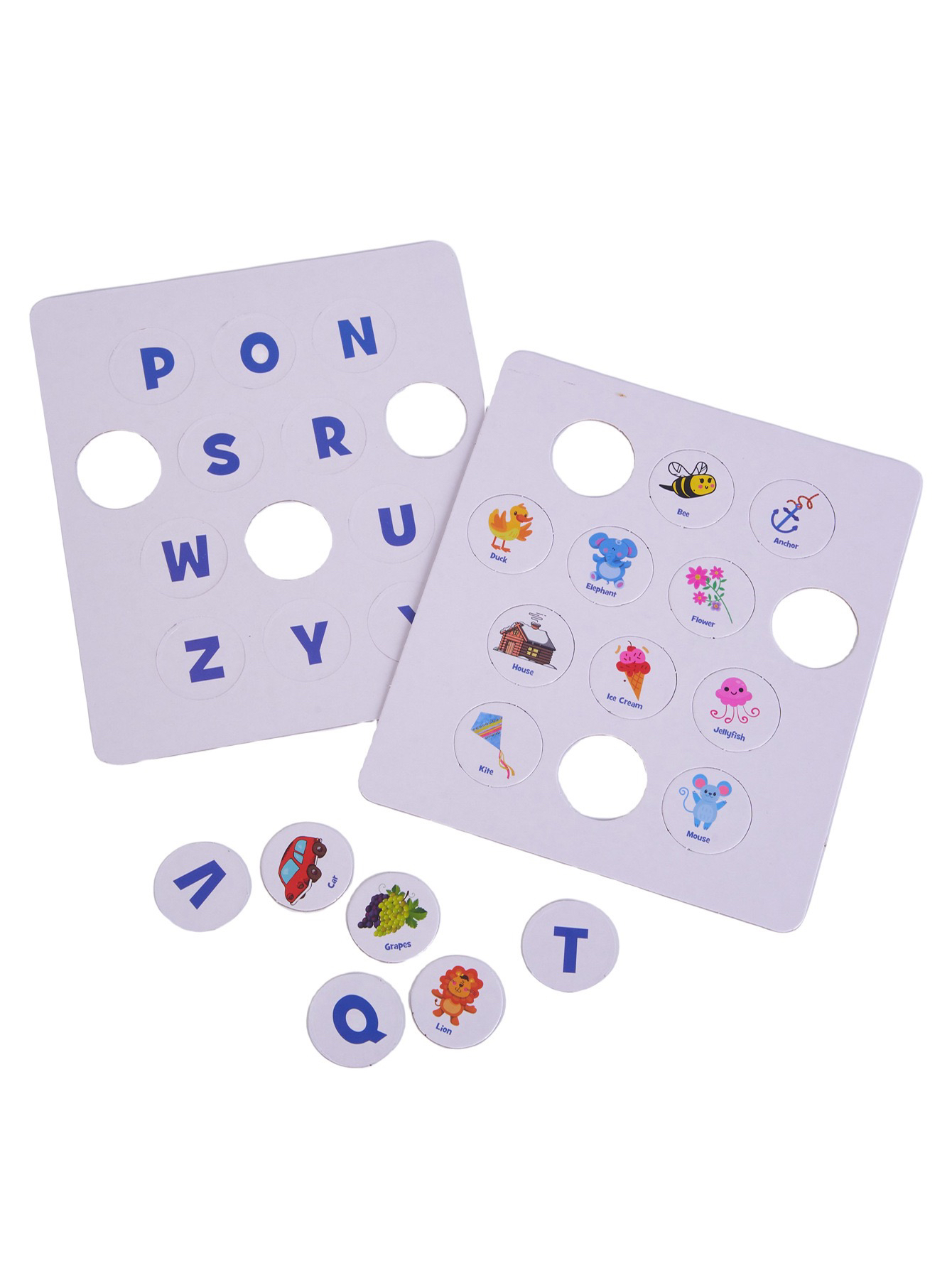 知育玩具 アルファベット文字遊びビンゴゲーム