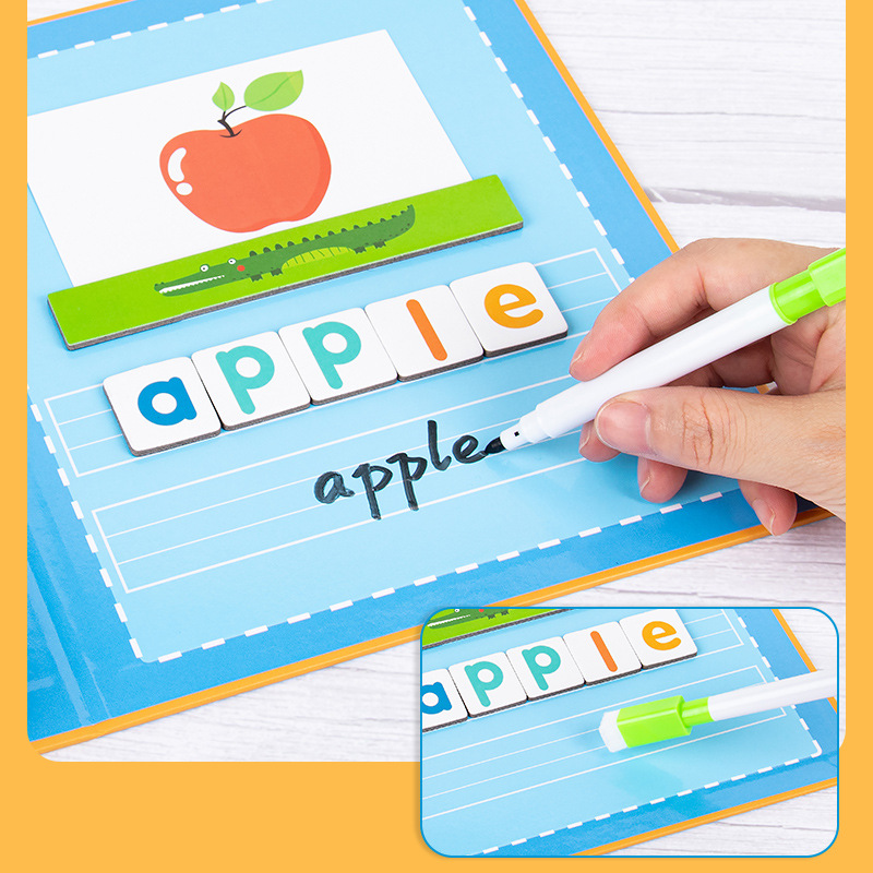 知育玩具 磁石でつづる単語学習セット
