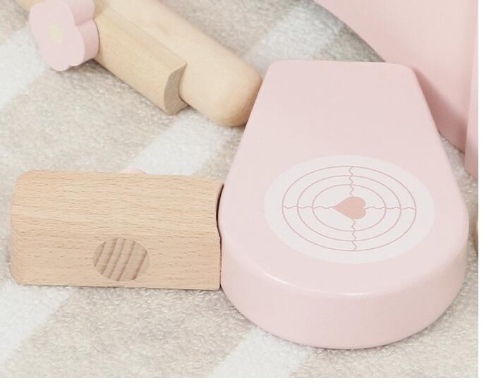 モンテッソーリ 知育玩具　木製化粧台おままごとセット