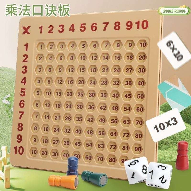 知育玩具 磁石でくっつく掛け算ゲーム