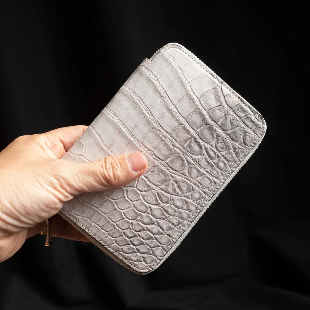 CRISTY STUFFING MID WLT .5 / HIMALAYA クロコダイル財布