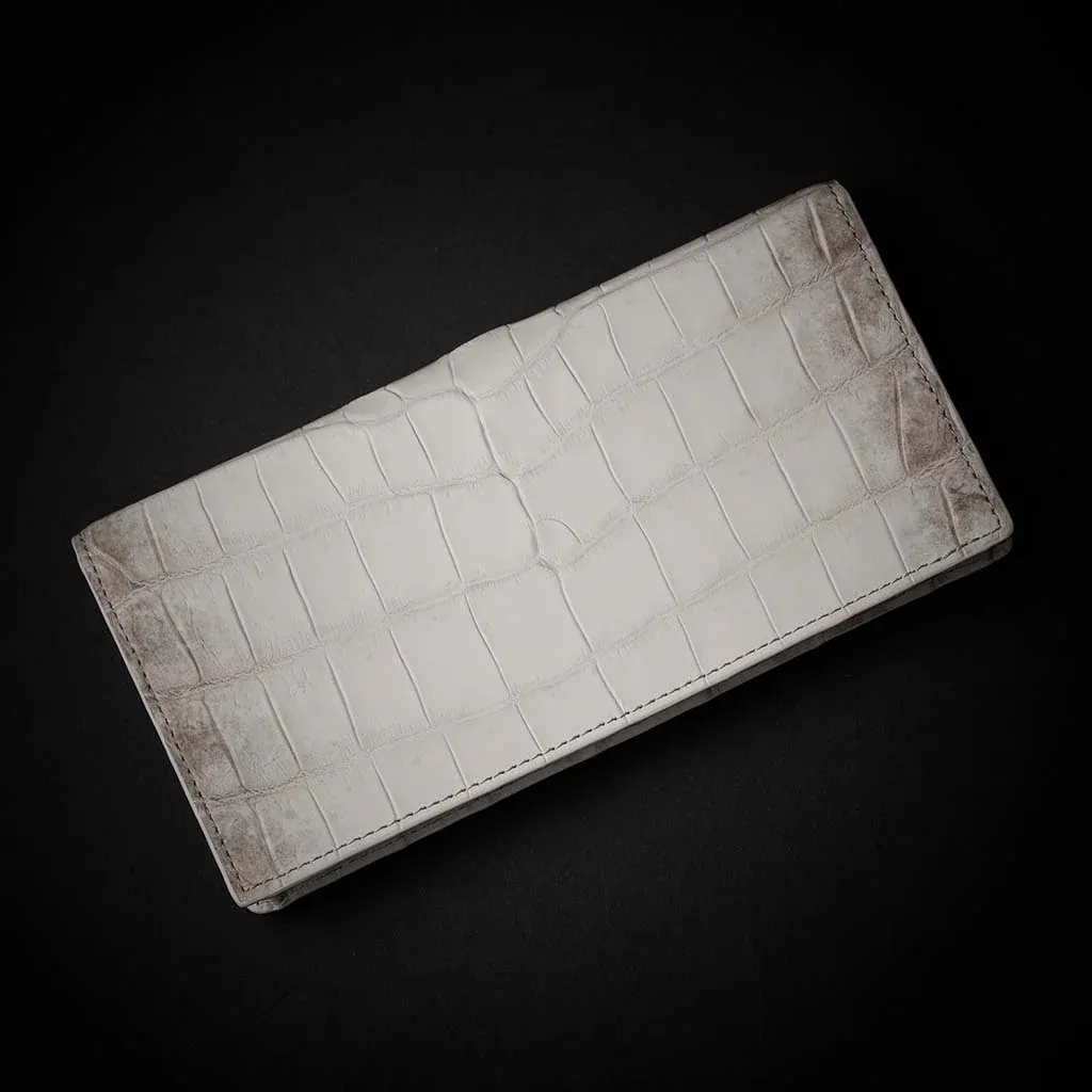 PREMIUM CROCO LONG WALLET "EPIGRAPHIA"　HIMALAYA