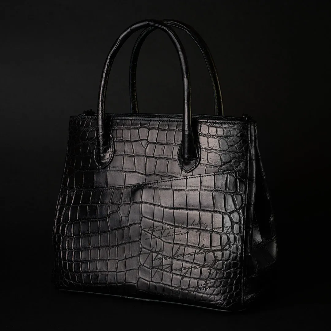 PREMIUM CROCO LOUNGE TOTE MAESTRO