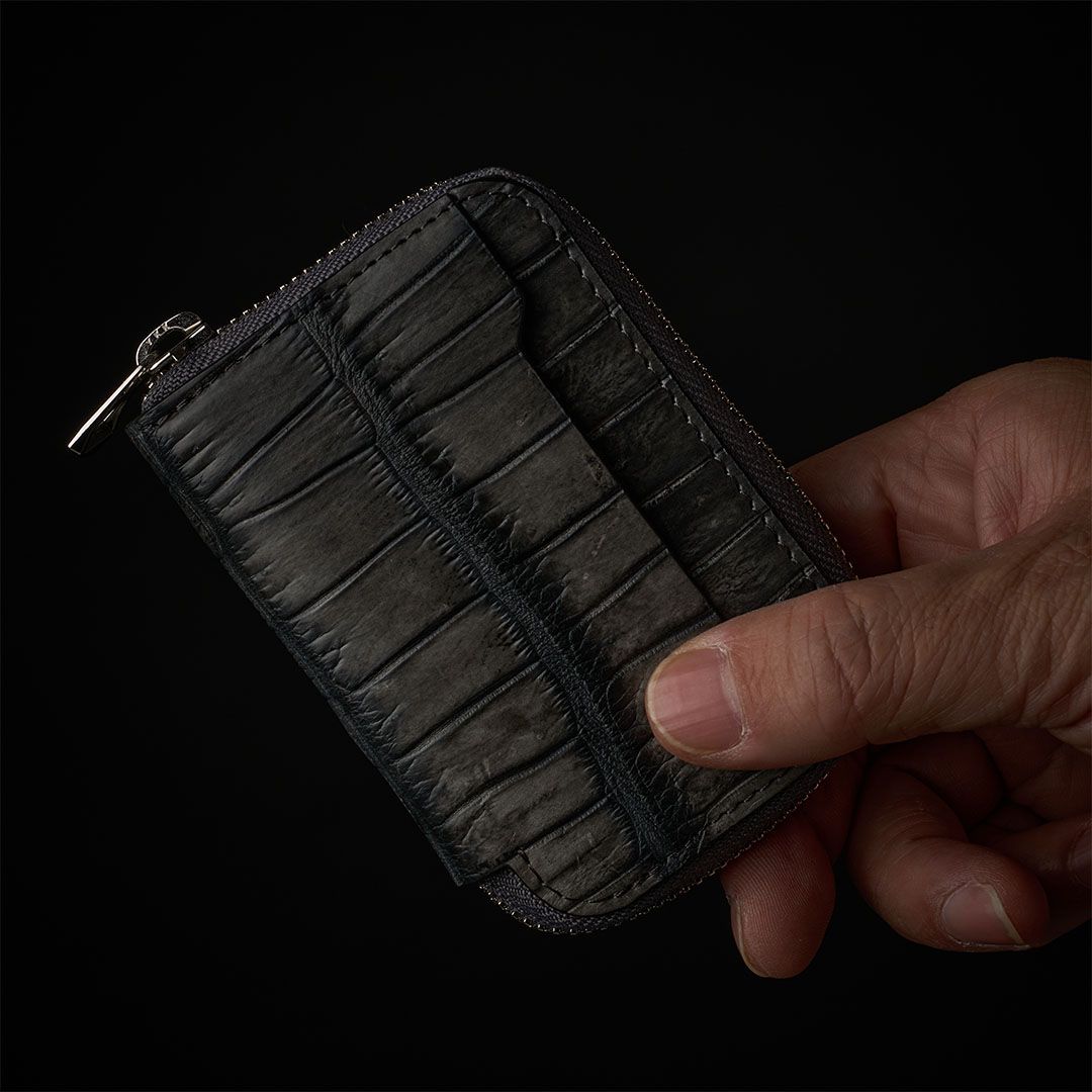 CRISTY COIN CARD WLT / CROCO スミクロ