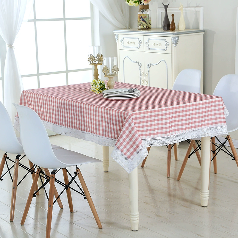 清涼感あふれる小粋なギンガムチェック柄テーブルクロス チェック
