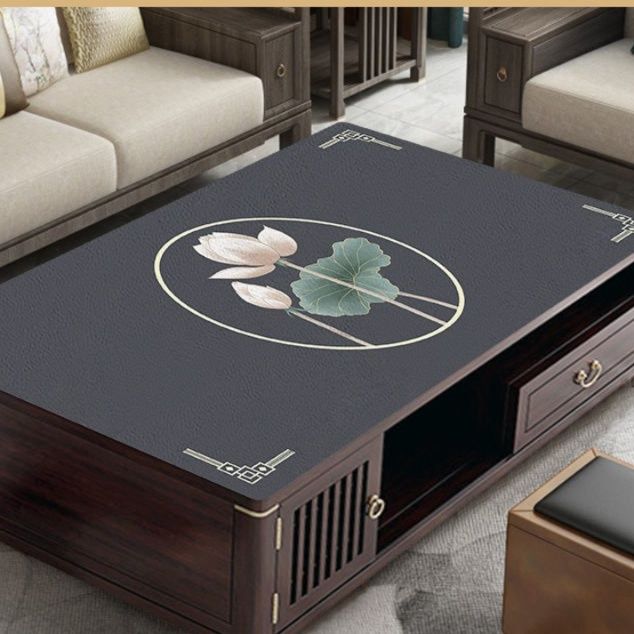 テーブルクロス 和風花鳥図案防水加工テーブルクロス