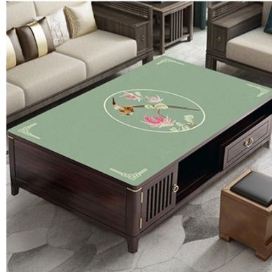 テーブルクロス 和風花鳥図案防水加工テーブルクロス