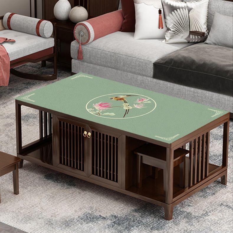 テーブルクロス 和風花鳥図案防水加工テーブルクロス