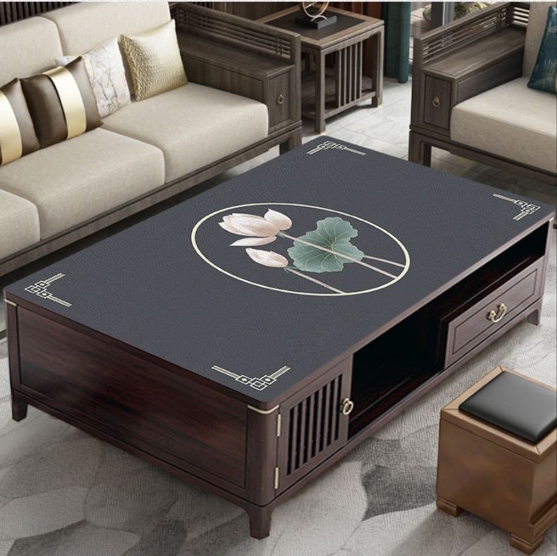 テーブルクロス 和風花鳥図案防水加工テーブルクロス