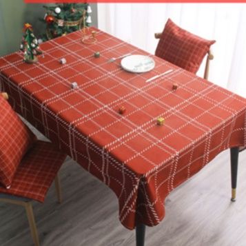 テーブルクロス 季節の彩り格子柄テーブルクロス