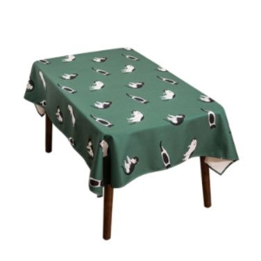 テーブルクロス 愛らしい猫柄のリラックス食卓布