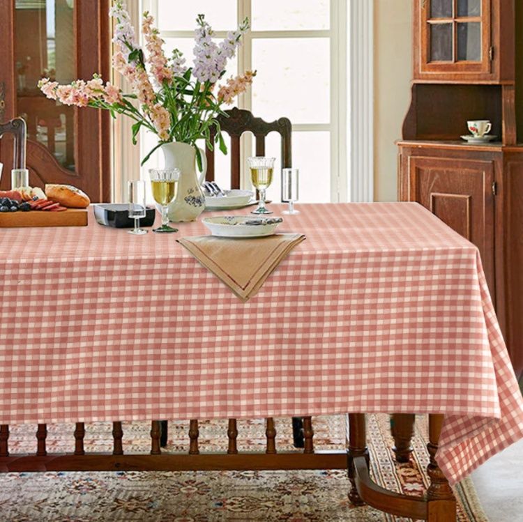 テーブルクロス 温もり感じる伝統格子柄テーブルクロス