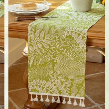 テーブルクロス 復古調植物柄センタークロス センタークロス|テーブル