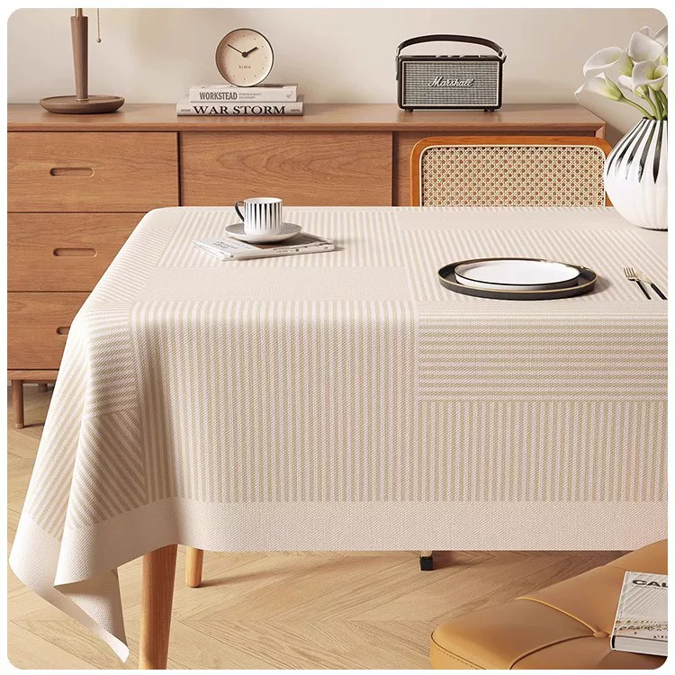 テーブルクロス 花柄刺繍フリルレース付き多層式テーブルクロス布 布