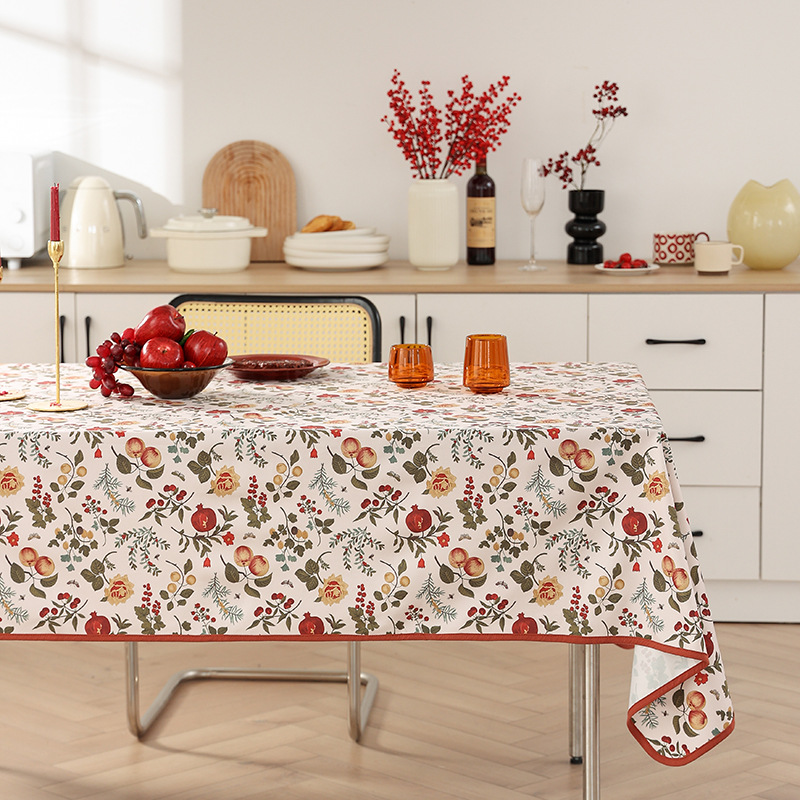 テーブルクロス 花柄モダン北欧風テーブルクロス布