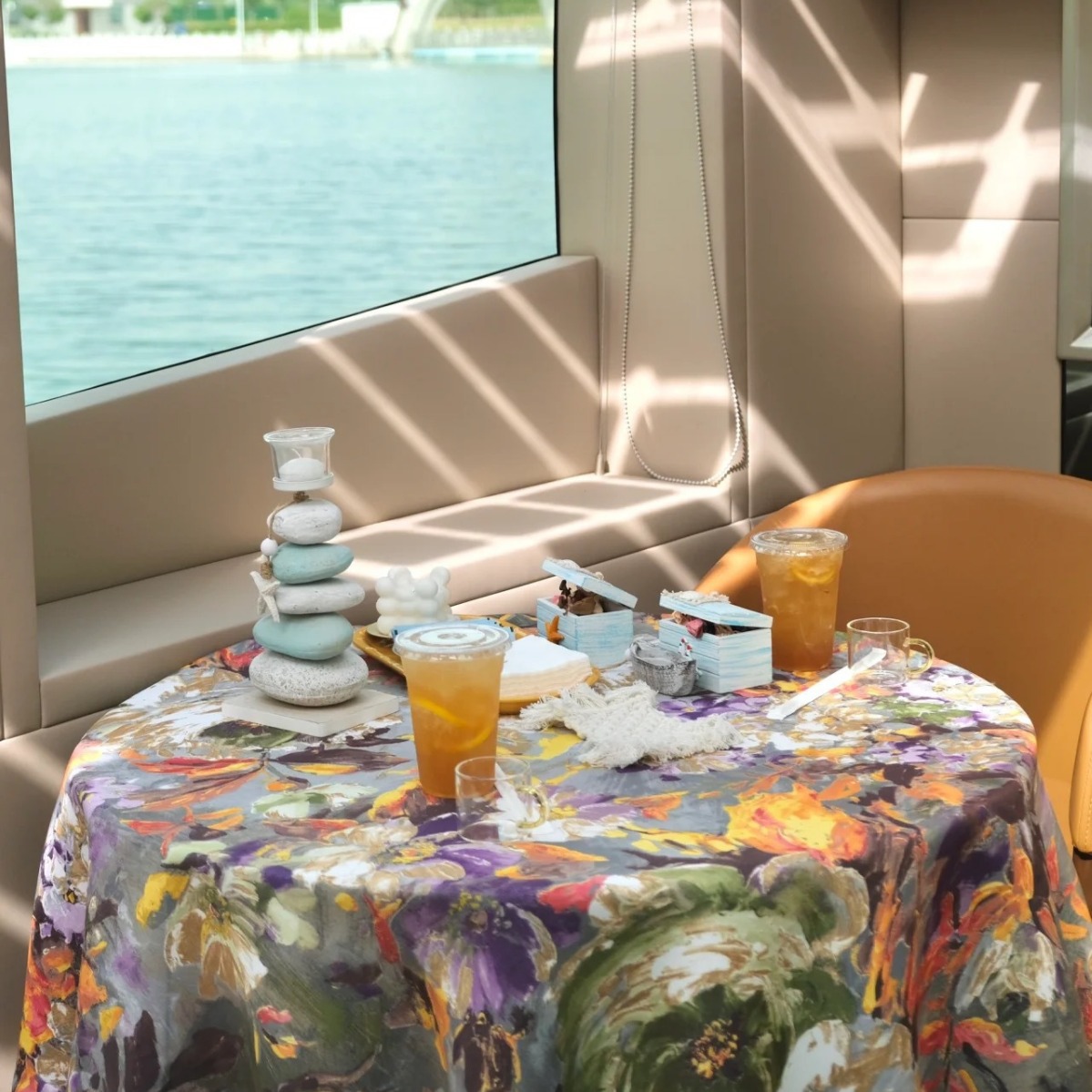 テーブルクロス 印象派花園絵画風テーブルクロス用布