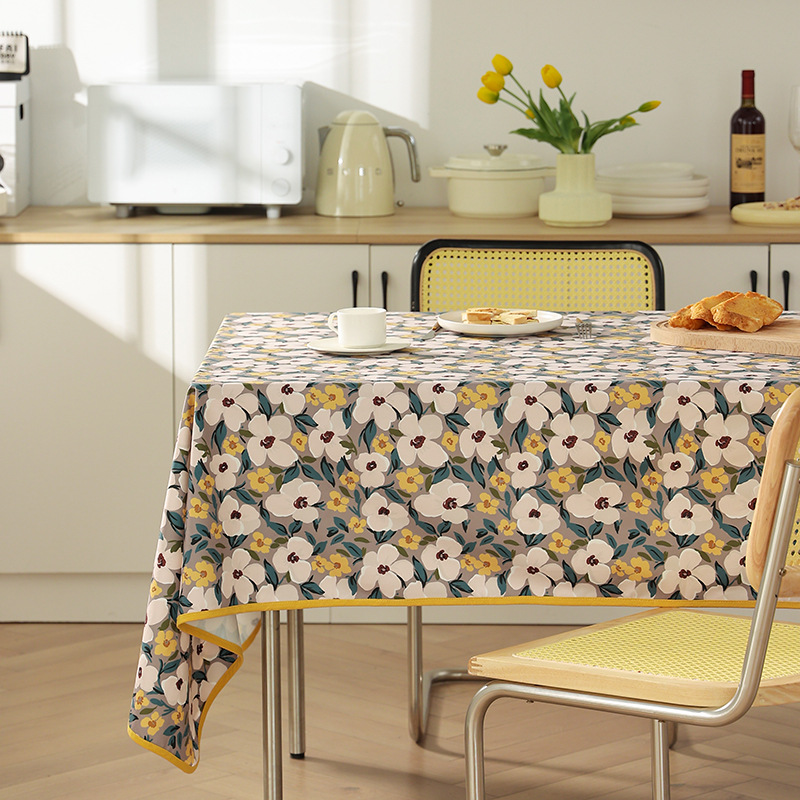 テーブルクロス 花柄モダン北欧風テーブルクロス布