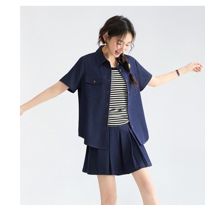キュロットスカート キュロットスカート プリーツ広がる学院風キュロット