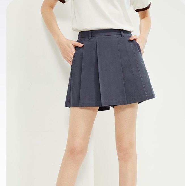 キュロットスカート キュロットスカート プリーツ ミニキュロット